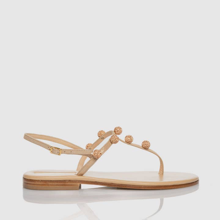 Paola Fiorenza Capri - Wholesale Sandals – Women's - Atmosphere flip flop sandal in glitter suede8