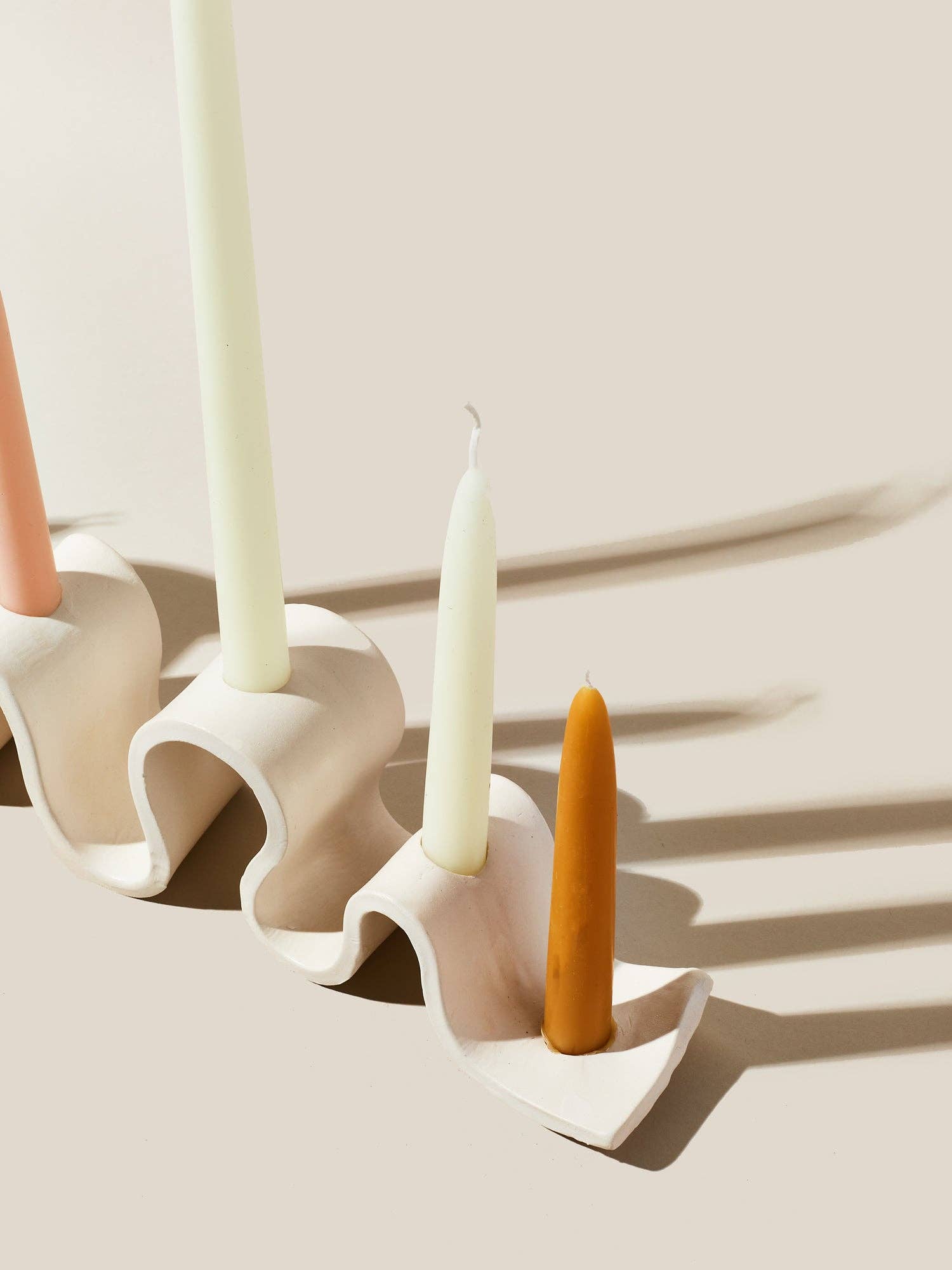 Virginia Sin - Vendita all'ingrosso Portacandele - Candelabro Weylyn, crema2