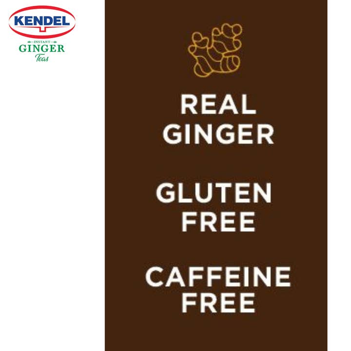 Kendel - Vendita all'ingrosso Tisane salutari e depurative - Tè istantaneo allo zenzero KENDEL (con menta e miele)1