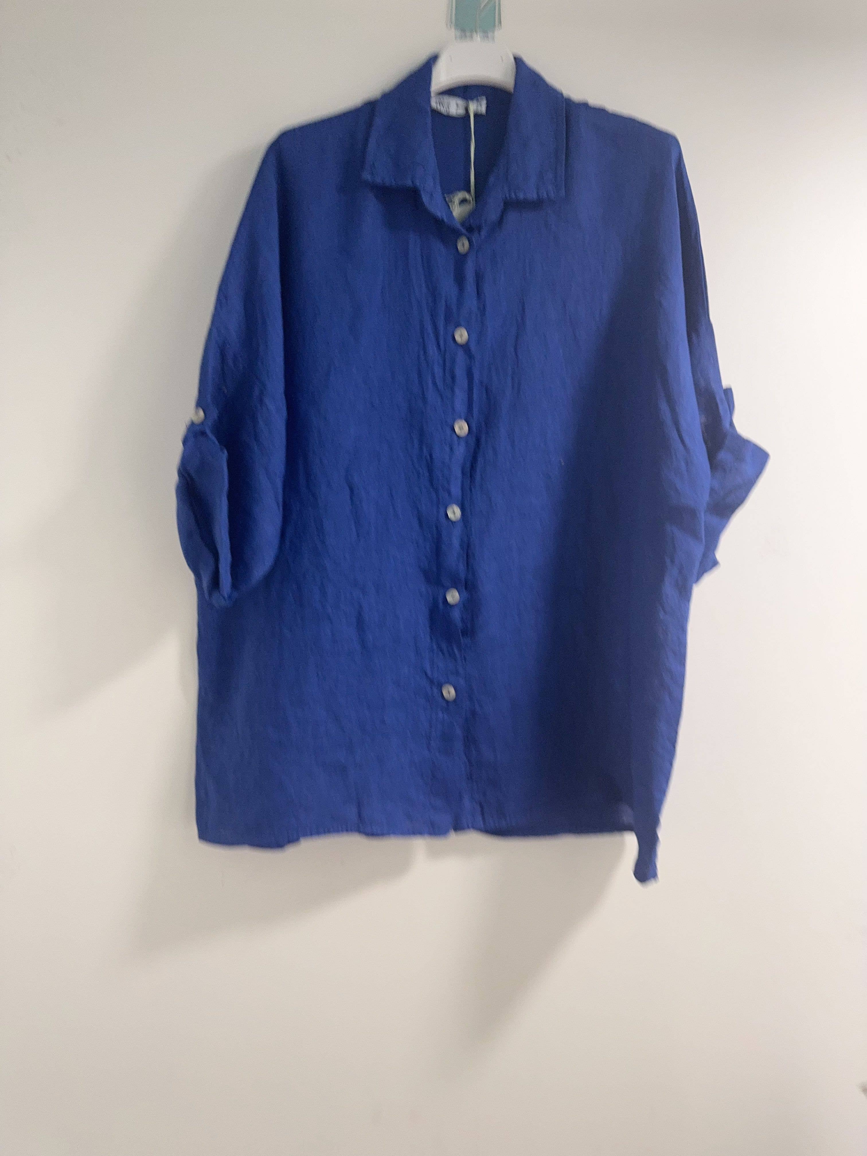 Happy look - Wholesale Button Down Shirt - Women's - Loose linen shirt 9