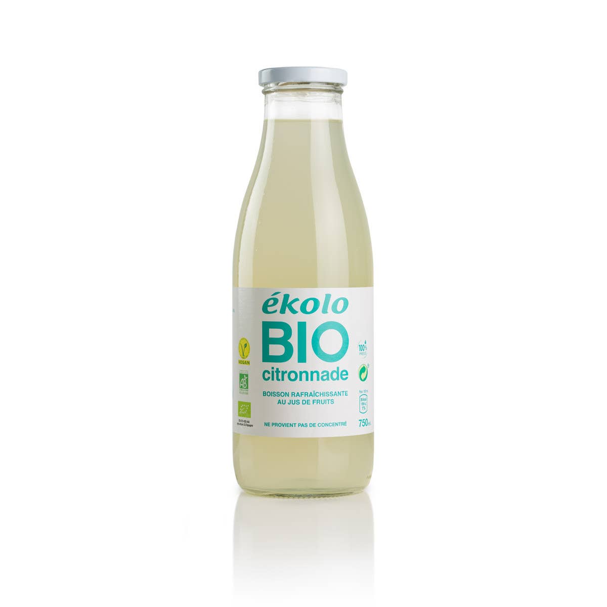 ekolo - Wholesale Fruit Juice - Lemonade 100% fruit organic cultivation ékolo, 6 units x 750ml