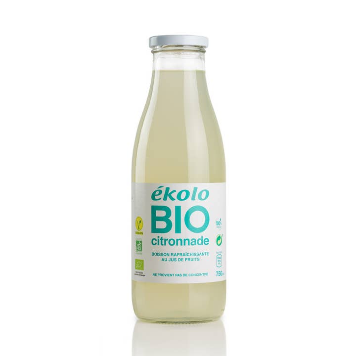 Lemonade 100% fruit organic cultivation ékolo, 6 units x 750ml for wholesale by ekolo