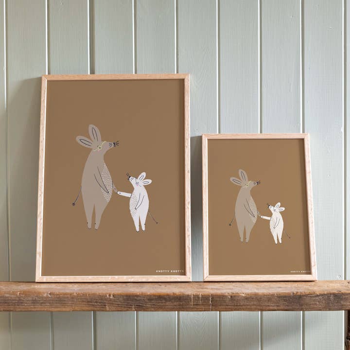 Mice – Art Print for wholesale by Knotty Knotty