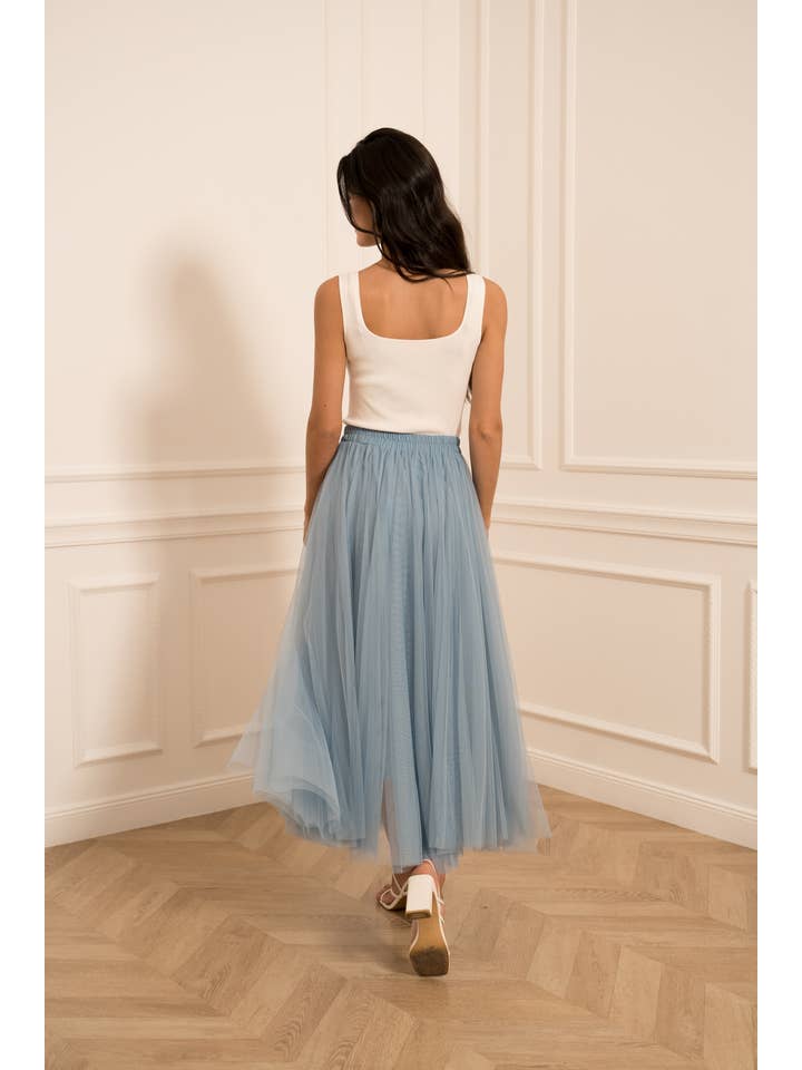 CHOKLATE PARIS - Vente Jupe – femme - Jupe longue Aria en tulle SS26 colors - CK0807744
