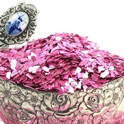 Pastel Rose German Glass Glitter - Real Super Shard Glitter for wholesale on Faire7