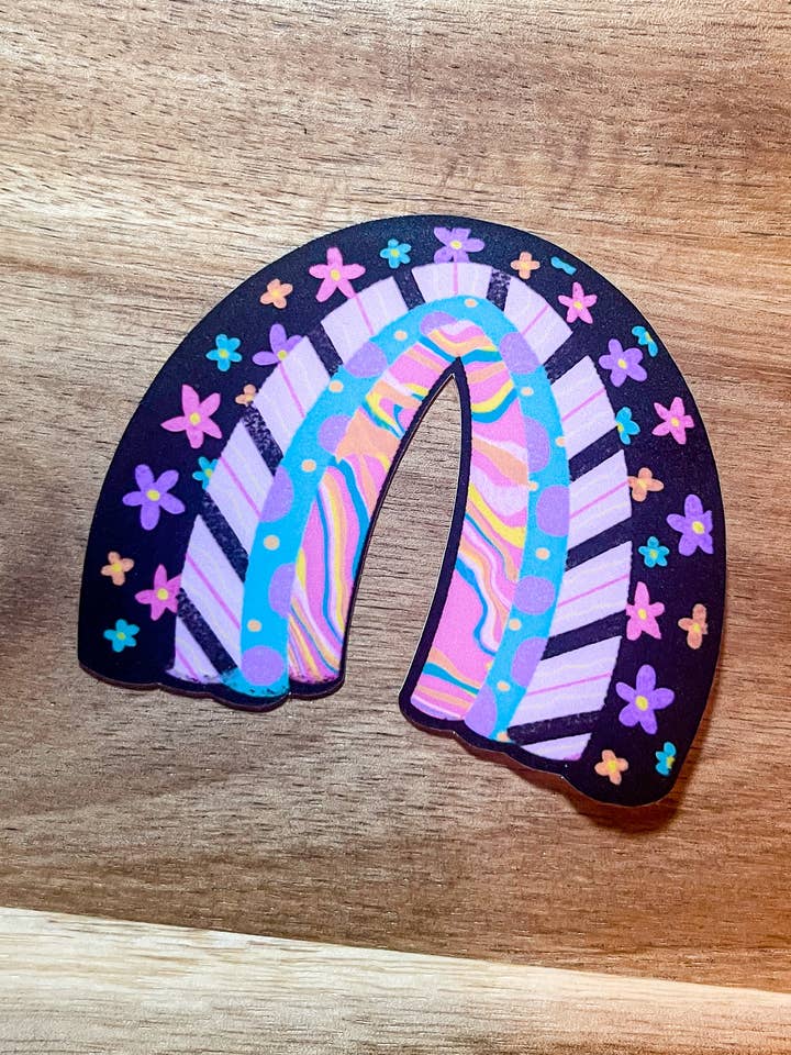 Dunkle Regenbogen-Aufkleber für den Großhandel von Sharp Thoughtlings