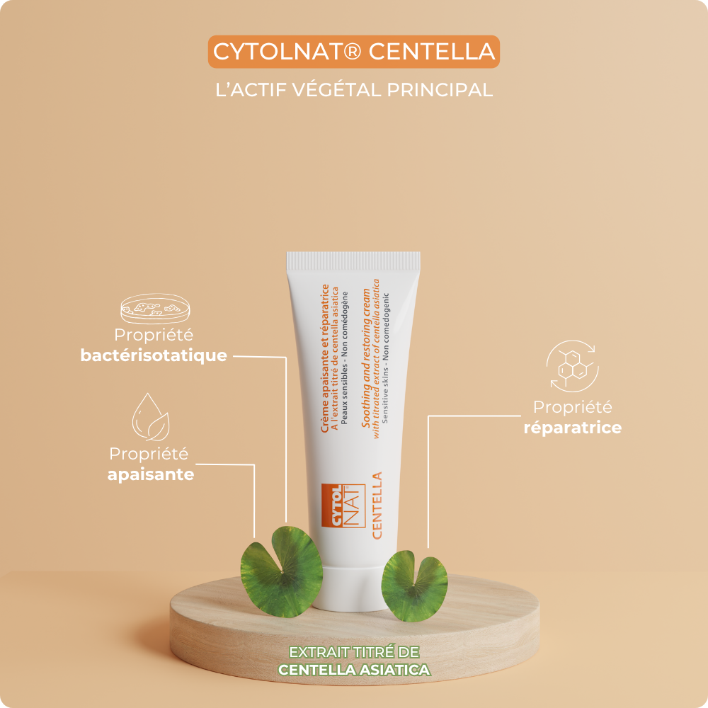 Laboratoires Cytolnat - Wholesale Healing Salve/Balm/Cream - CYTOLNAT - Centella Soothing and Repairing Cream - 50ml2