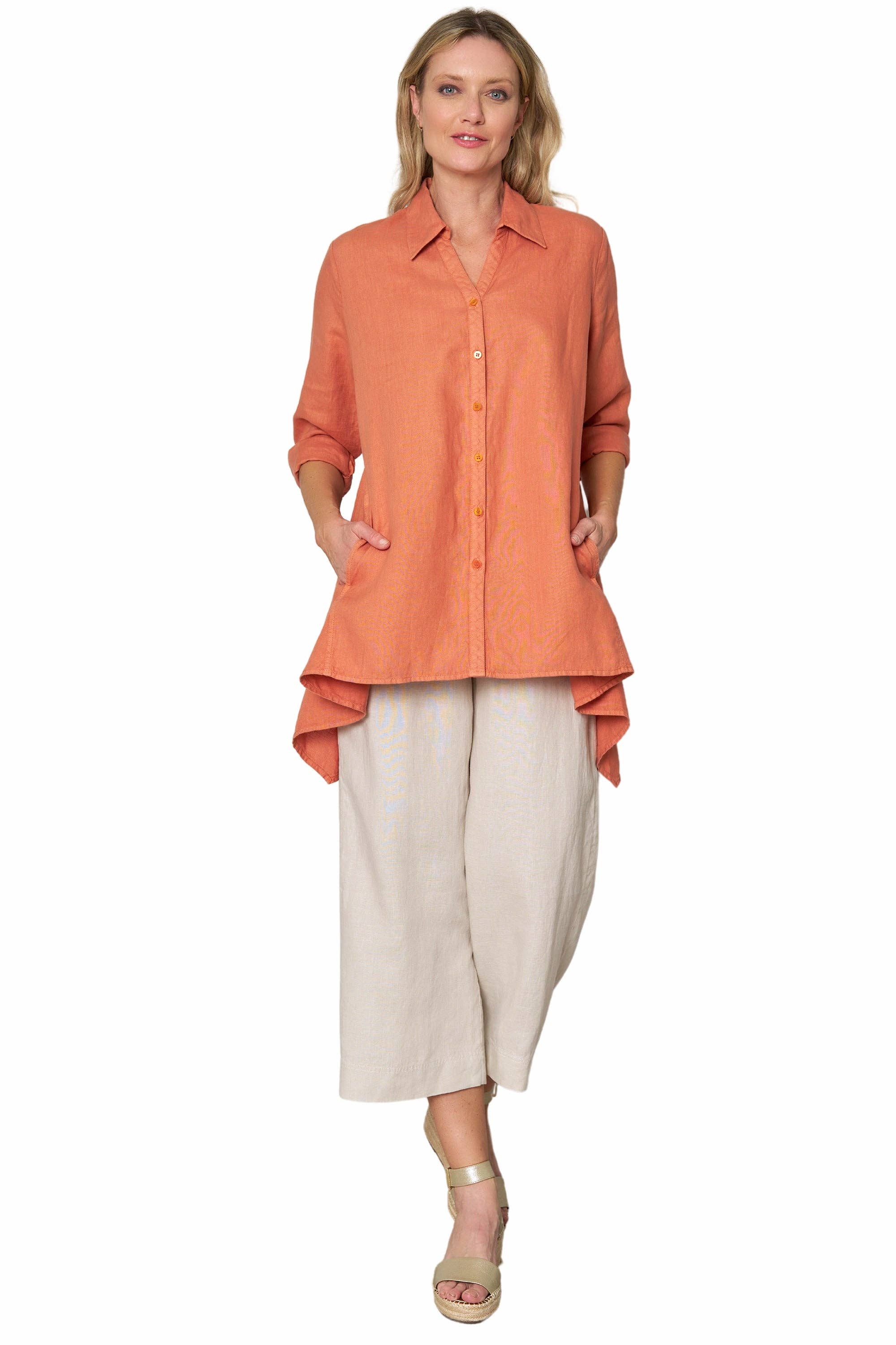 Stella Carakasi - Wholesale Button Down Shirt - Women's - True Form Shirt (*)8