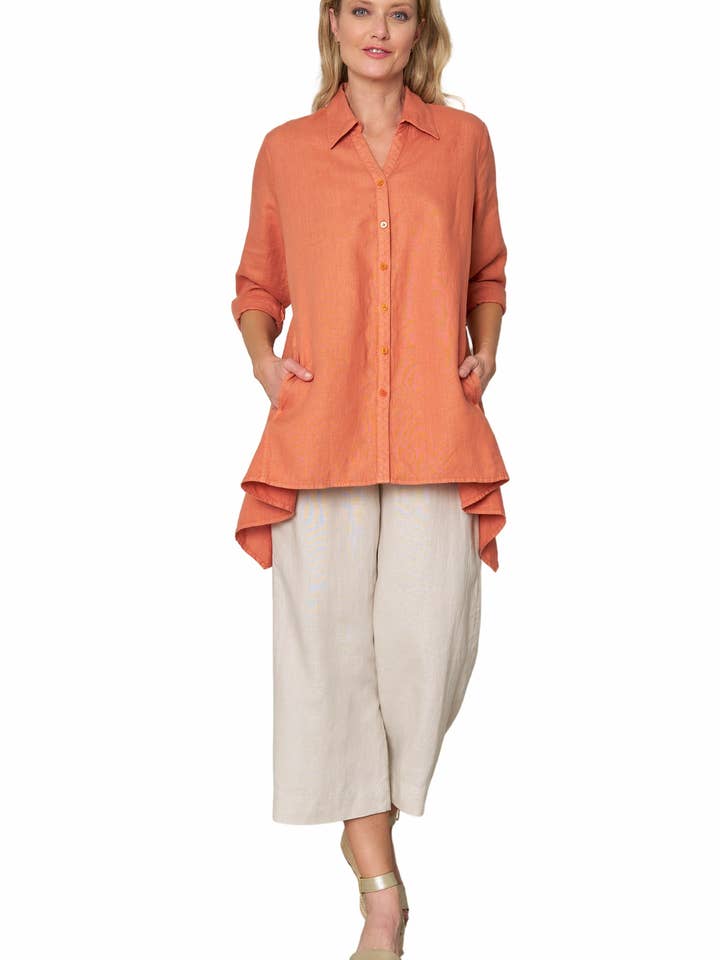 Stella Carakasi - Wholesale Button Down Shirt - Women's - True Form Shirt (*)8