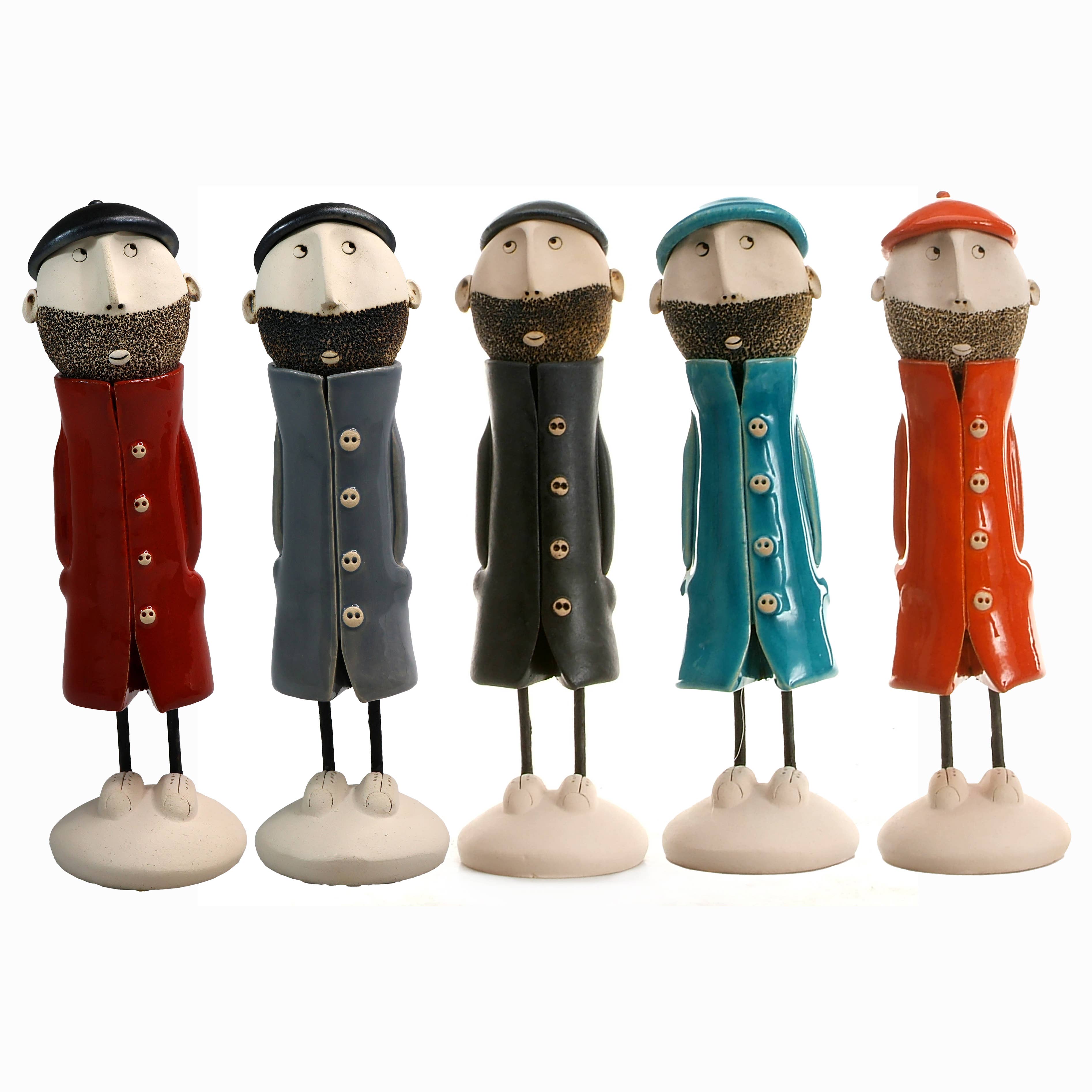 Enigma Supplies – wholesale Decorative figurine – MiGC with Beard Ceramic Figurine| Various Colours13