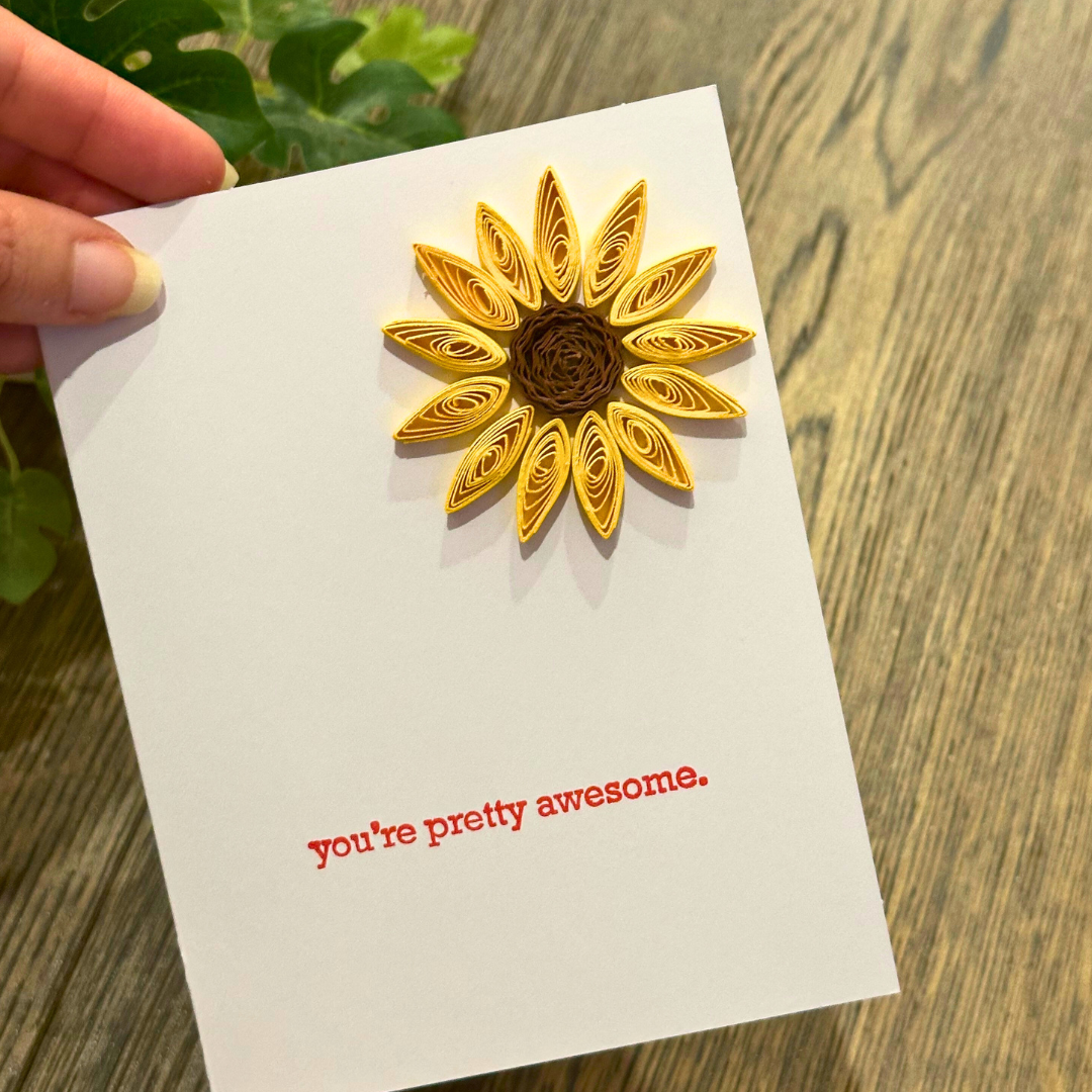 Craftify Mom - Venta al por mayor Tarjetas de felicitación - Tarjeta de felicitación 3D, Tarjeta de agradecimiento floral única, Tarjeta filigranada2