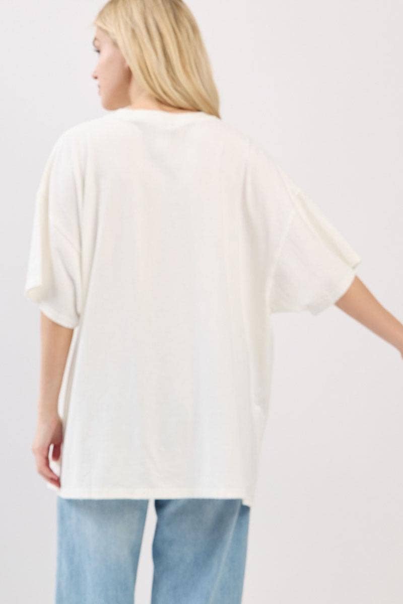 Zutter - Wholesale Screen Printed T-Shirt - Women's - Multi Tigers Elements Graphic Oversized Seamless Box Tee7