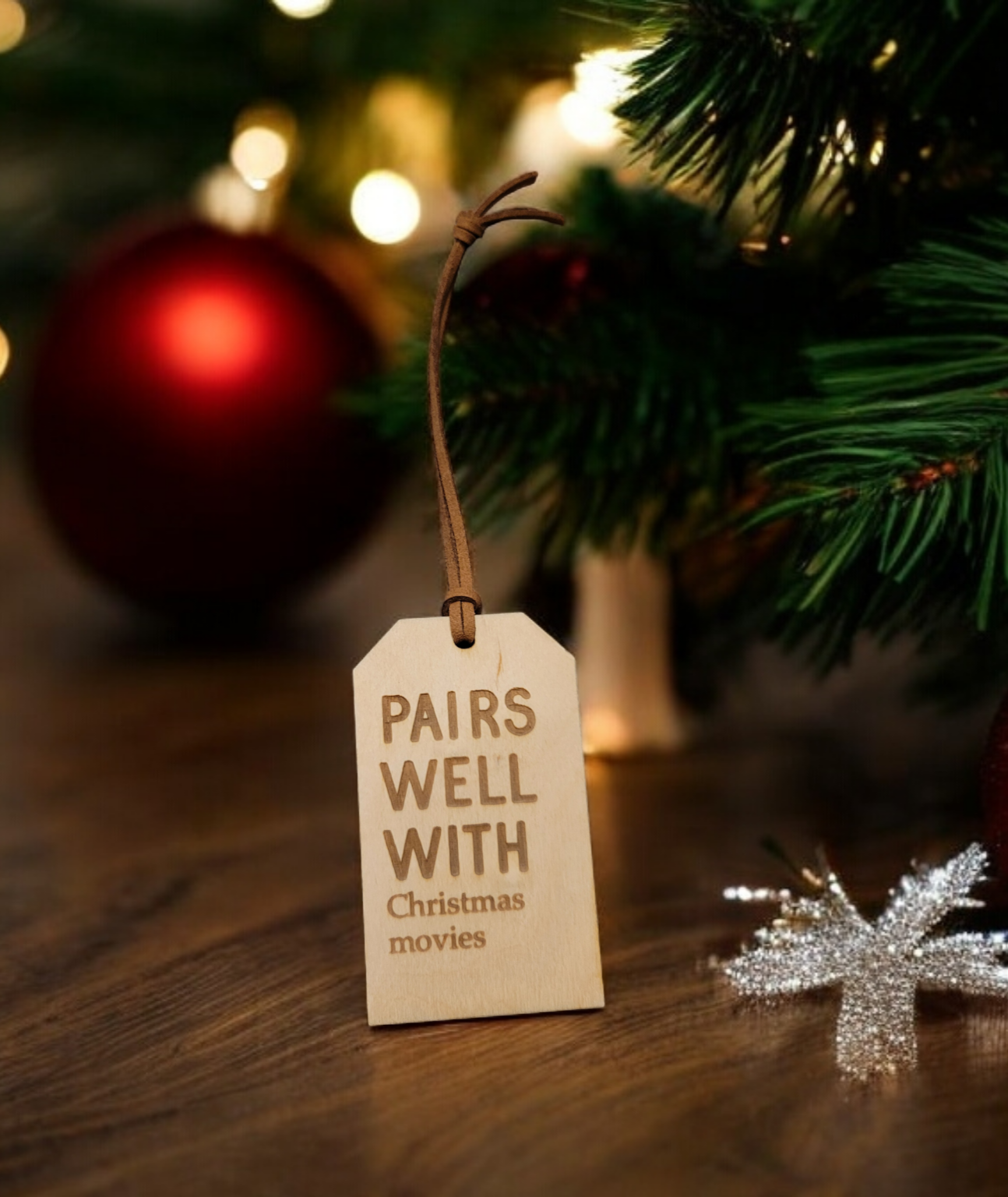 Ellie Joe Design Co – Cartão de presente por atacado – Tag de vinho de natal3