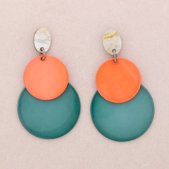 Sonata - Venta al por mayor Pendientes colgantes - Pendientes Resina Eslabones5