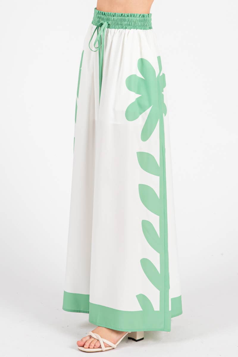 Peace Love Line - Wholesale Top & Pant Set (NOT Loungewear) - Women's - PL7472 - PRINTED WOVEN TOP AND PANT SET5