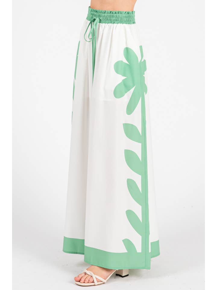 Peace Love Line - Wholesale Top & Pant Set (NOT Loungewear) - Women's - PL7472 - PRINTED WOVEN TOP AND PANT SET5