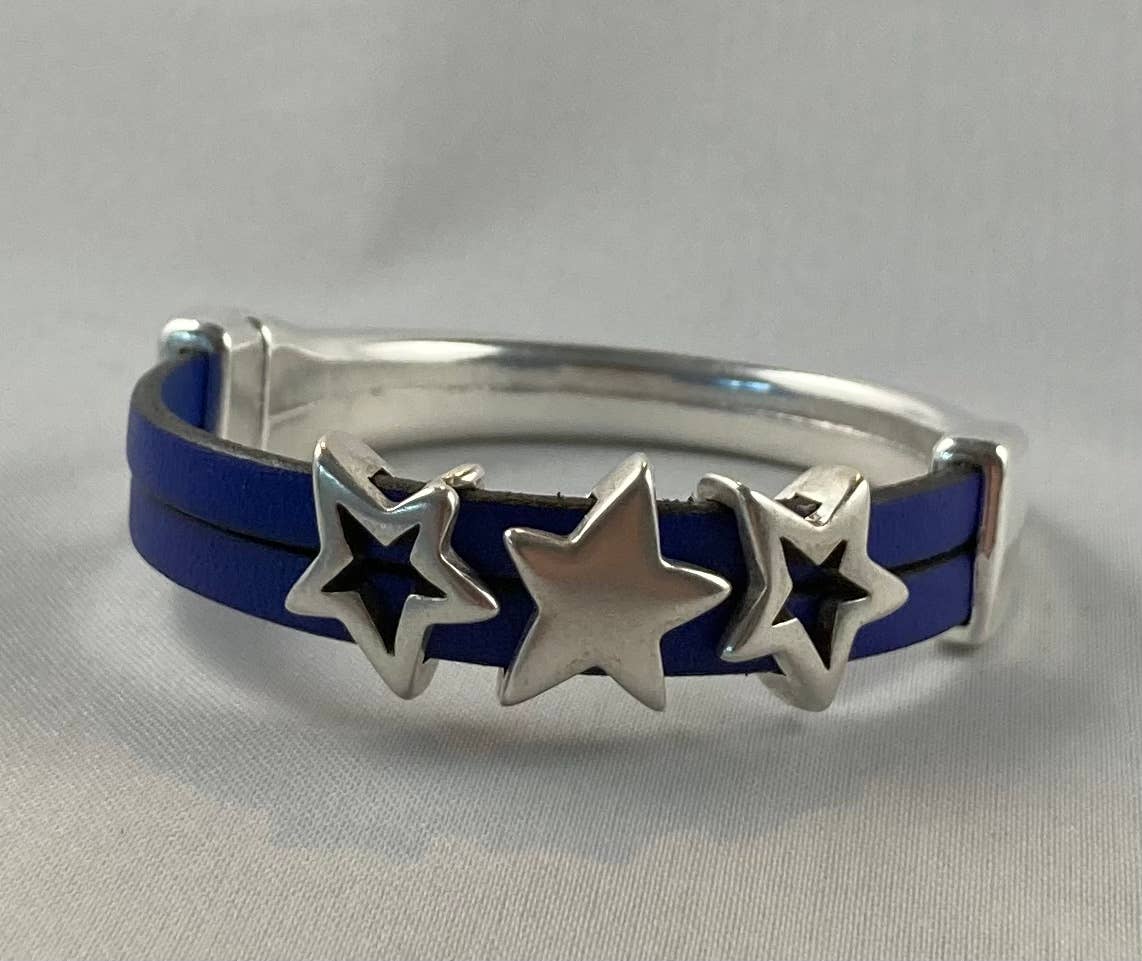 Rox-anne - Wholesale Bangle Bracelet - Half Bangle Stars Bracelet3