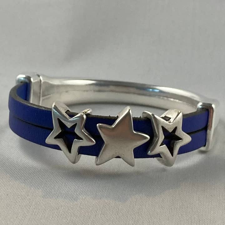 Rox-anne - Wholesale Bangle Bracelet - Half Bangle Stars Bracelet3