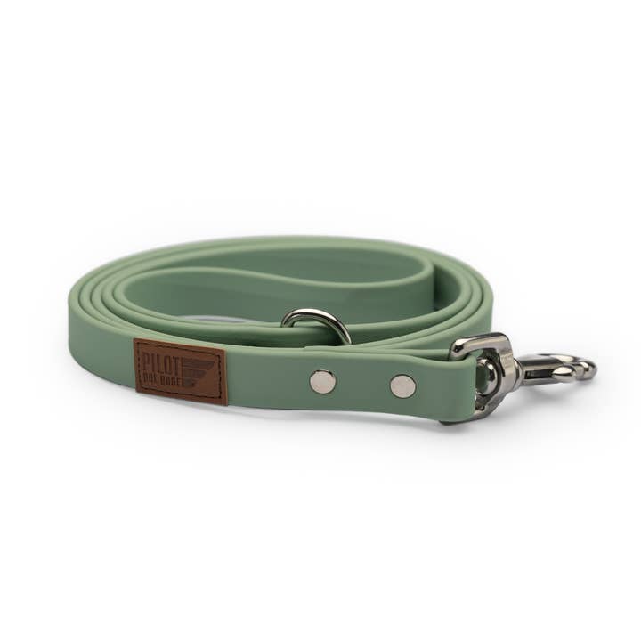 Sage Luxe Leash for wholesale by Pilot Pet Gear