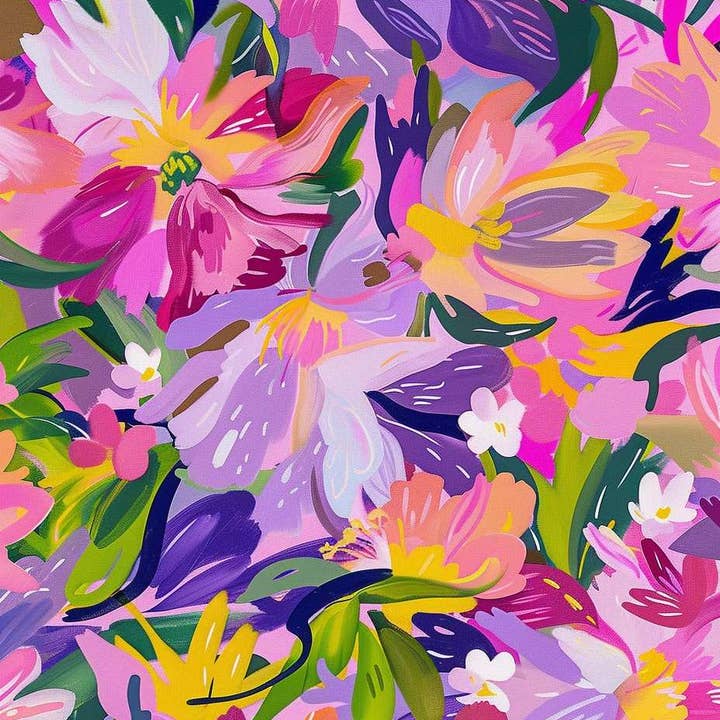 Explosão Floral Blossom por atacado de Paint with Number