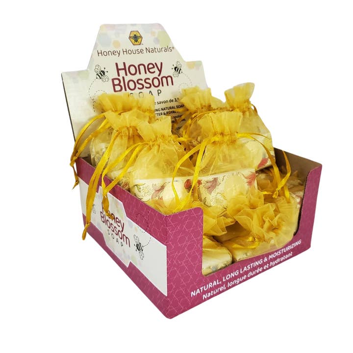 Honey House Naturals - Wholesale Bar Soap - New Mini Soap Display Box - 36ct
