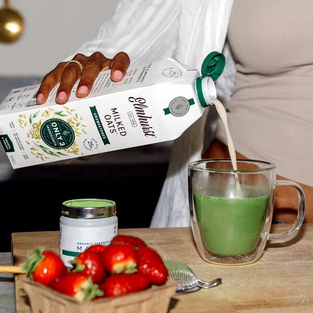 Elmhurst 1925 - Vente Boisson végétale - Lait d'avoine non sucré, 32 oz [lot de 6]1