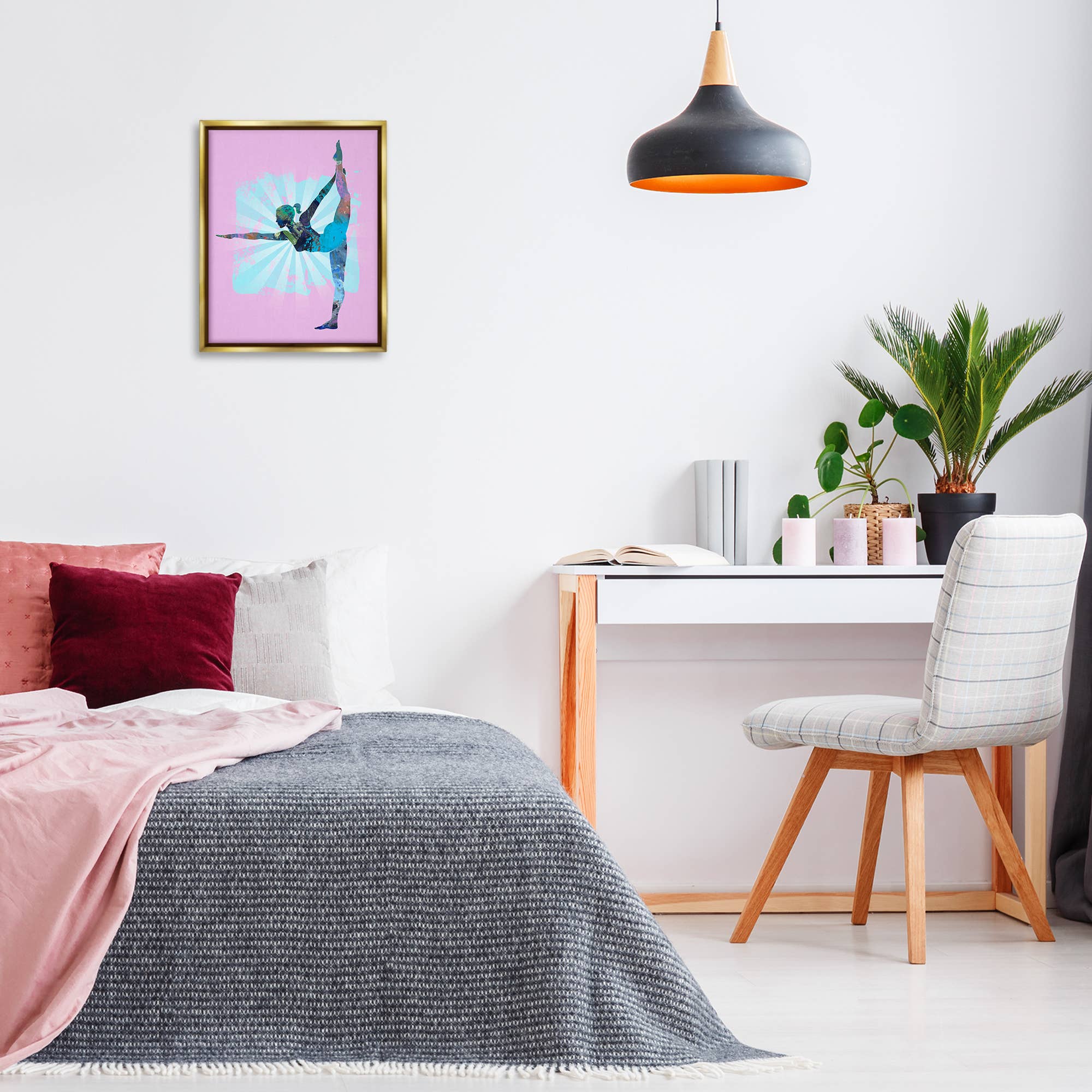 Stupell Industries - Wholesale Wall decor – Kids & Baby - Stretching Mindful Exercise Floater Framed Art16