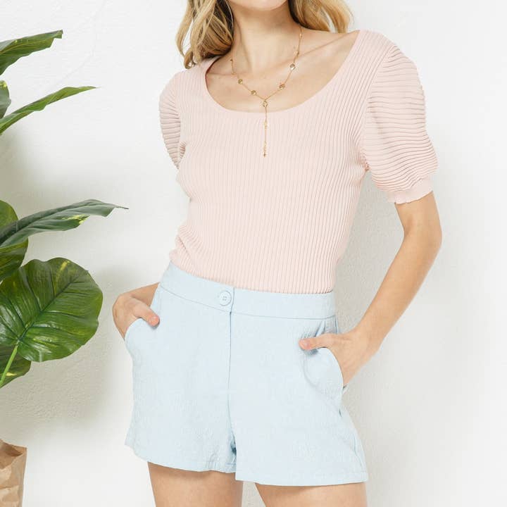 TEXTURED SHORTS_HM2222 for wholesale by Verte