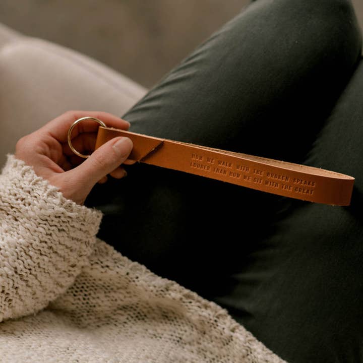 Dear Heart - Wholesale Keychain - Women's - Walk With the Broken Wristlet | Christian Gift Keychain