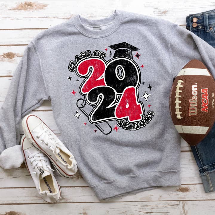 CUSTOM SCHOOL COLORS | Senior| 2024| CAP DIPLOMA for wholesale by August Crew