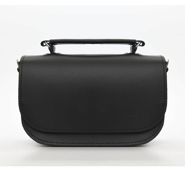 Aura Handmade Leather Bag - Black for wholesale by Zatchels