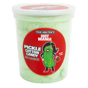 L&F Universal Goods - Wholesale Cotton Candy - Van Holten's Hot Mama Hot Pickle Cotton Candy 12/1.75OZ