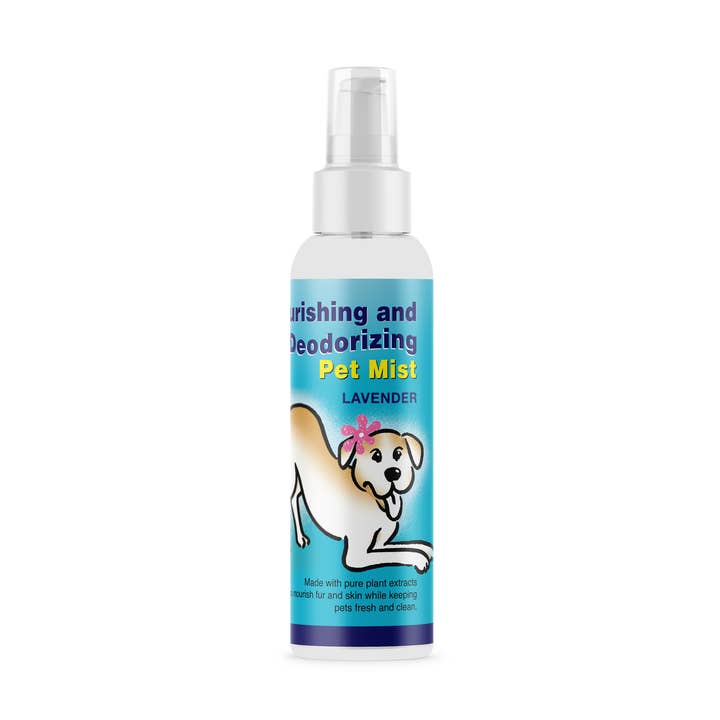 Deodorizing Dog Spritz with Calming Lavender Essential Oil for wholesale by Lanikai Bath and Body