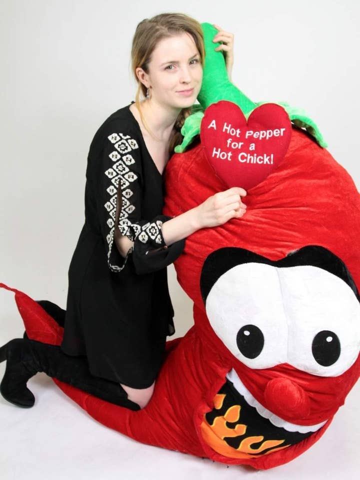 Valentine's Day Giant Stuffed Animal 6ft Huge Plush Pepper for wholesale by Big Plush