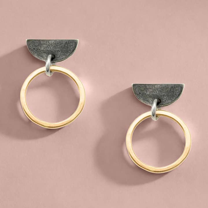 Forge Arc Studs for wholesale by J + I Jewelry