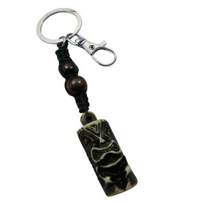 DK Hawaii - Wholesale Keychain - Unisex - Tiki Face Pendant Key Chains