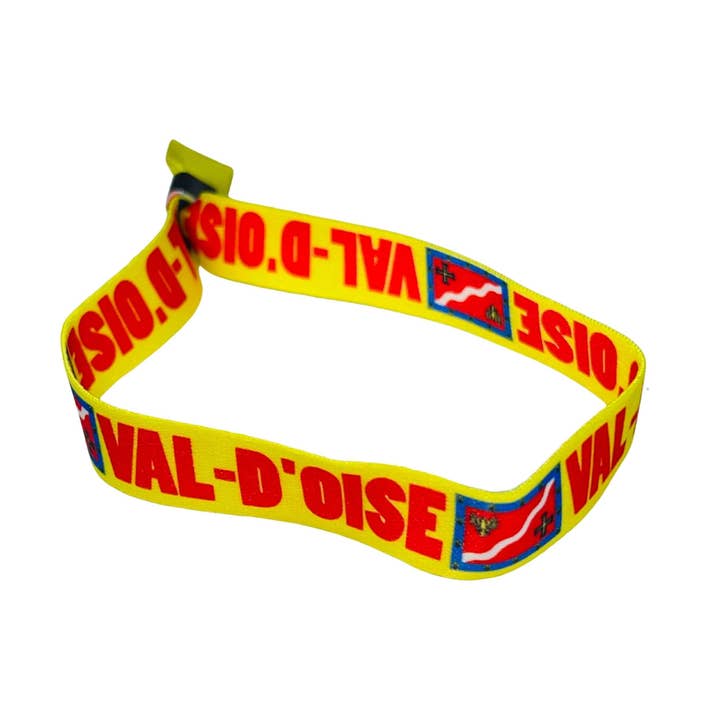 Astur Pins - Wholesale Woven/Braided Bracelet - Bracelet – Flag of Val-d'Oise - France - P1611