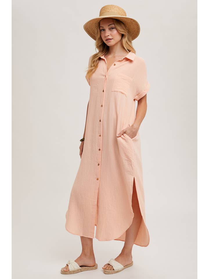 Bluivy - Vendita all'ingrosso Vestito - Donna - ABITO CHEMISIER CON TASCHINO81