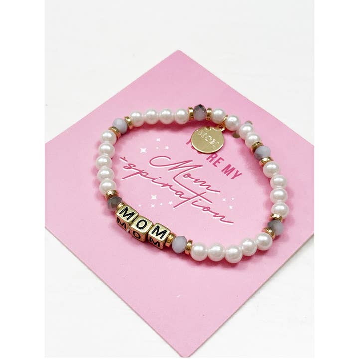 MIX COLOR MOM inspirational Bracelet for wholesale on Faire