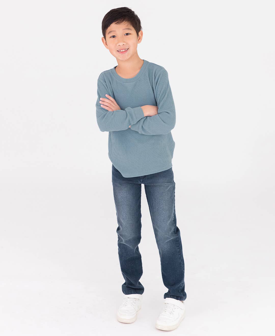 RuffleButts + RuggedButts - Wholesale Jeans - Kids - Boys Medium Wash Denim Jeans4