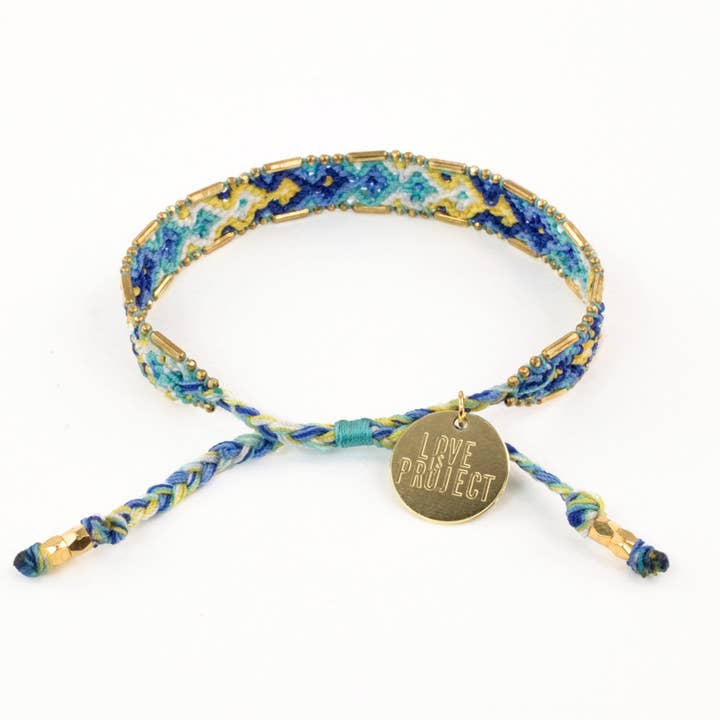Love Is Project - Vendita all'ingrosso Bracciale in tessuto/intrecciato - Bracciale dell'amicizia Bali — Twilight Dawn