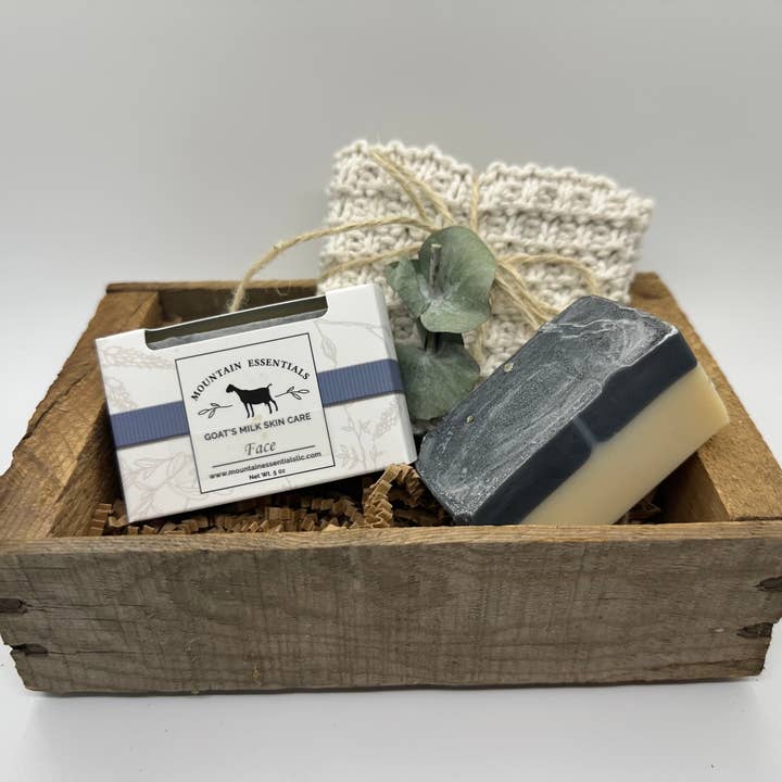 Face Goats milk soap bar for wholesale by Mountain Essentials llc