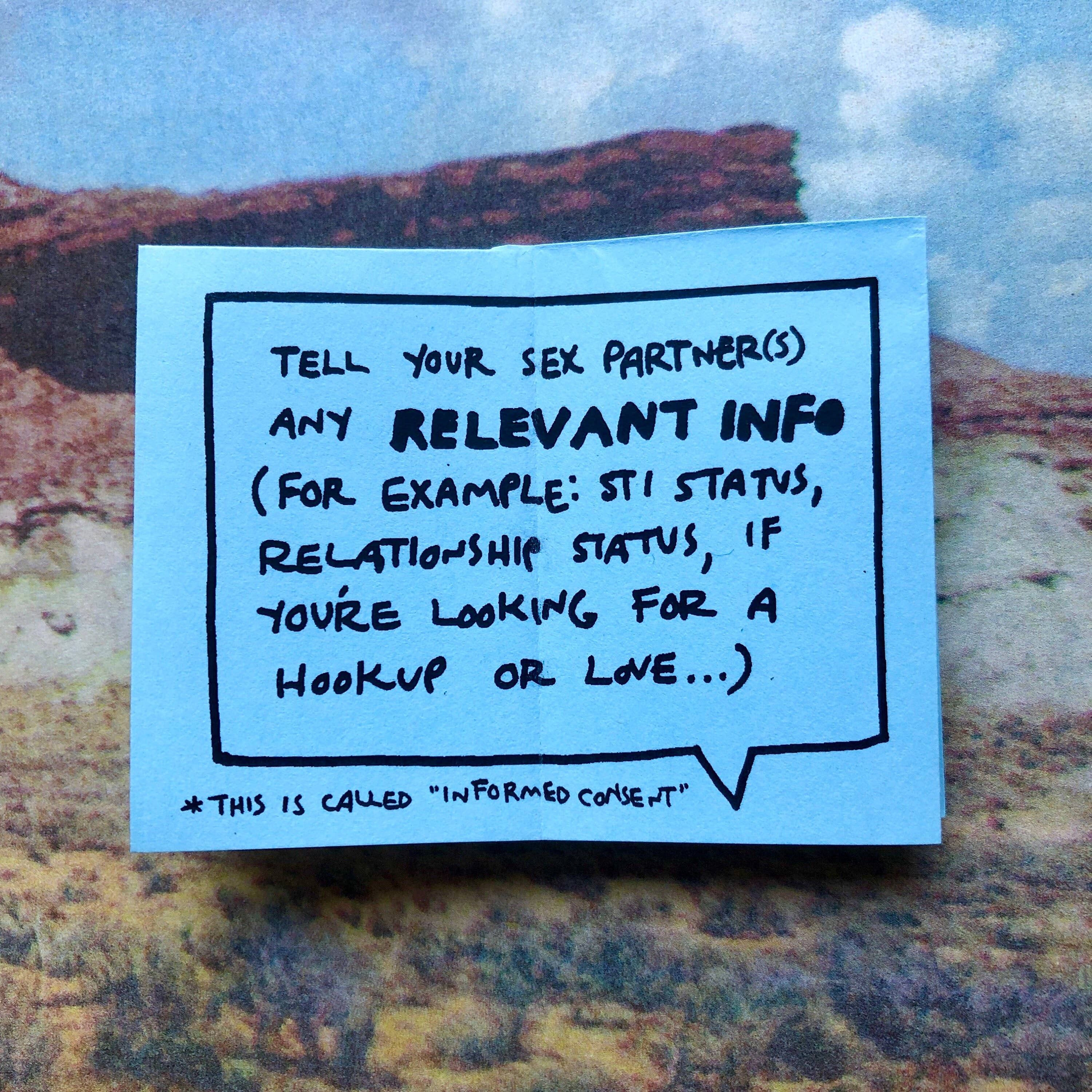 Pleasure Pie - Wholesale Teen & Young Adult Book - How To Build A Culture Of Consent Zine | Feminist Sex Education Tiny Zine Booklet2