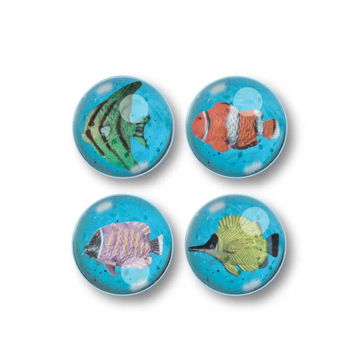 Mega Bounce - Coral Fish Bouncy Ball for wholesale by Deluxebase