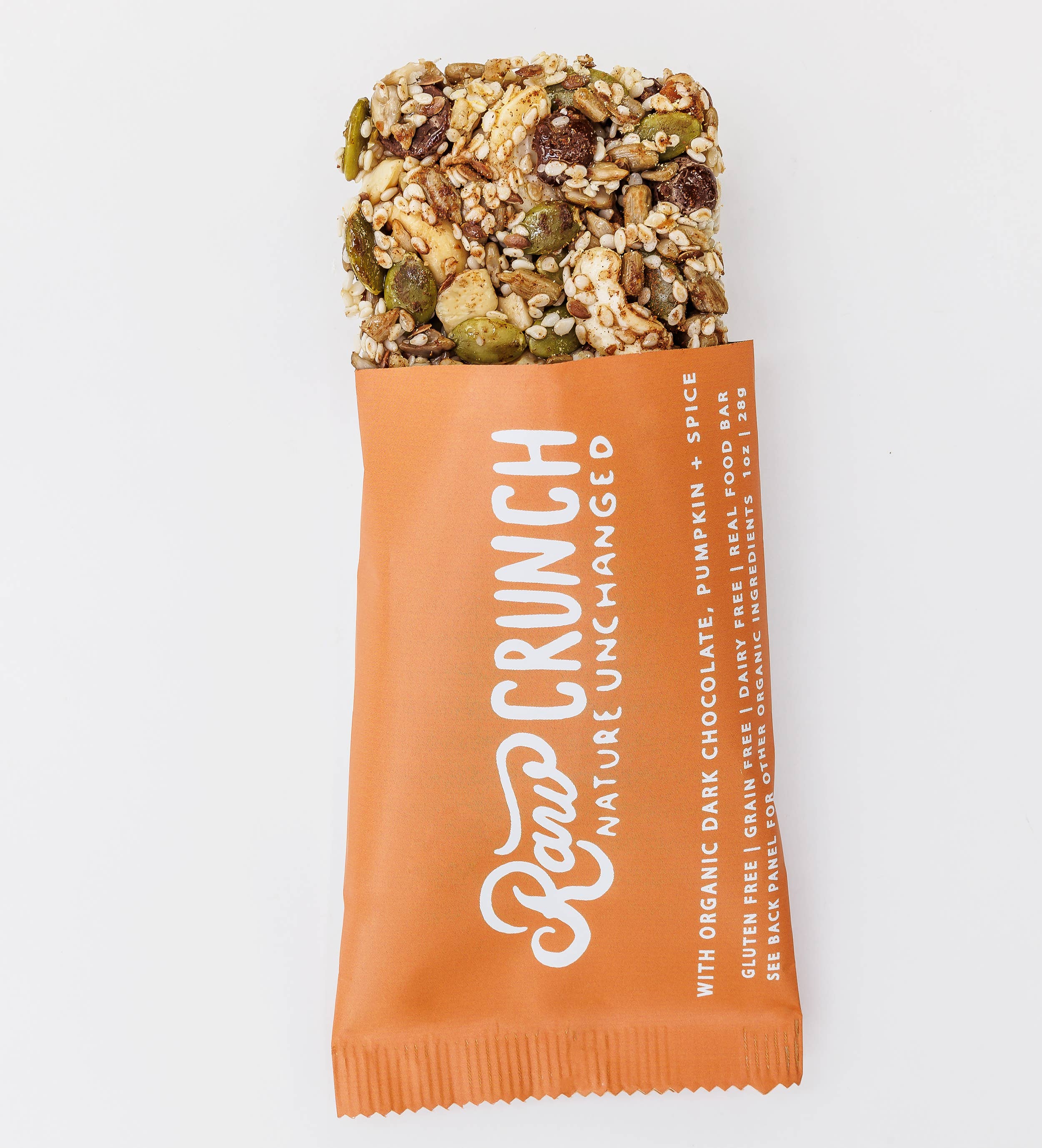 Raw Crunch® - Vente Barres de céréales - Raw Crunch® - Épices à la citrouille au chocolat noir biologique - 12 barres2