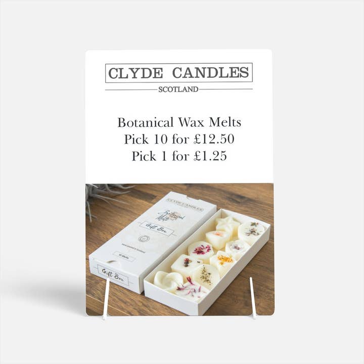 CLYDE CANDLES - Wholesale Wax Melt - Pick & Mix Botanical Wax Melts - Pack Of 60 Individual Melts