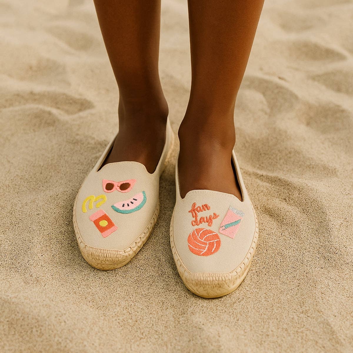 Sea Star - Wholesale Flats - Women's - Bayside Beach Club Espadrille La Plage Creme1