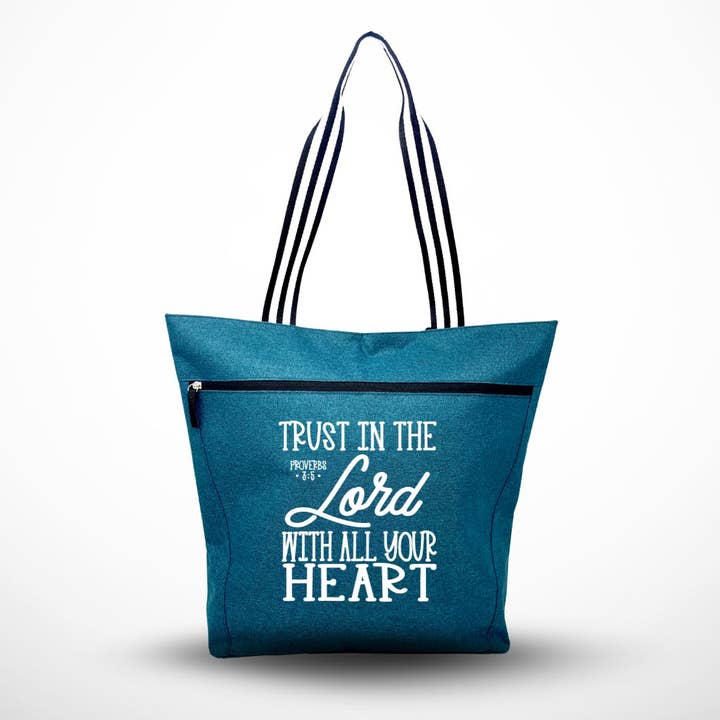 Brooke & Jess Designs - Wholesale Tote Bag - Women's - Zippered Religious Tote Bags with pockets - Many Options5