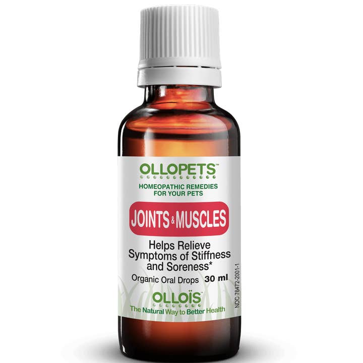 Ollois - Wholesale Pet Supplement - Cat/Dog - Ollopets Joints & Muscles, Homeopathic Remedy for Pets, 30ml1