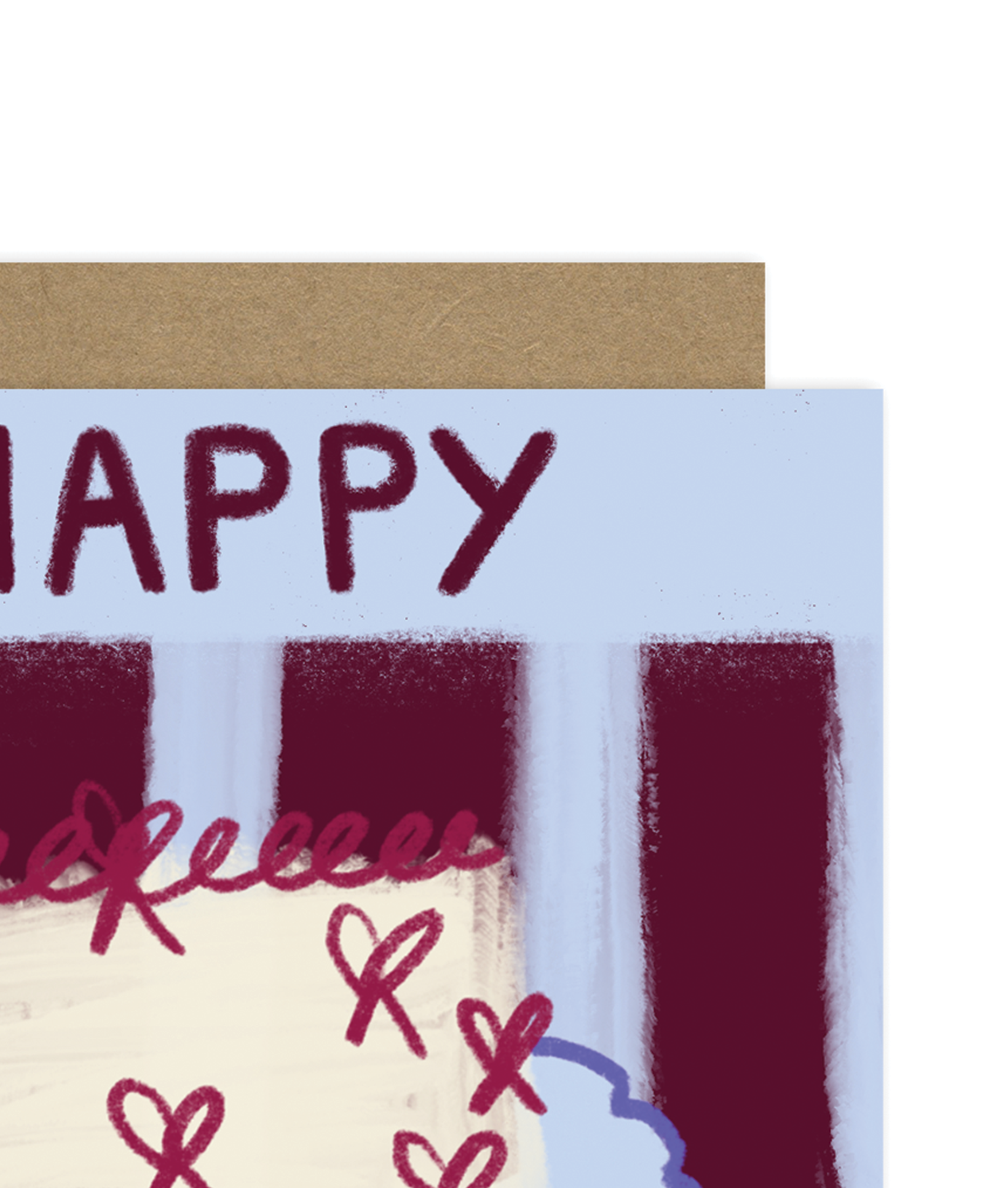 Allison Poplett – Engroshandel Fødselsdagskort – Happy Birthday Cake Lykøn1